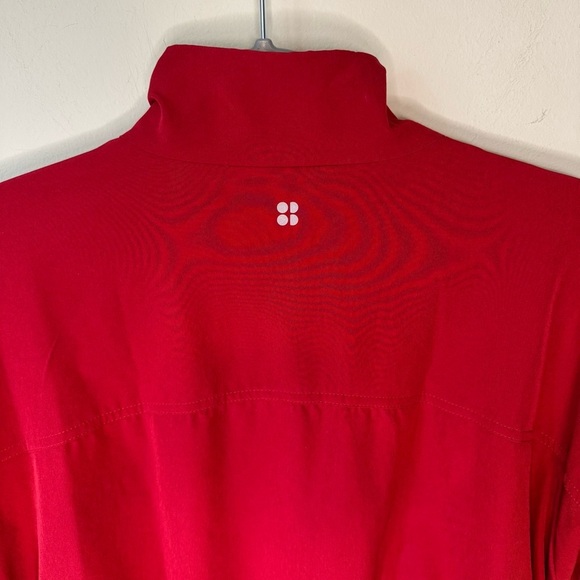 Sweaty Betty Fast Lane Running Jacket In Vine Red Size Small 4-6 - Picture 6 of 7